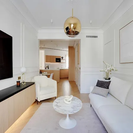 Elegant A C 2br 6p 17th Monceau Appartamento *