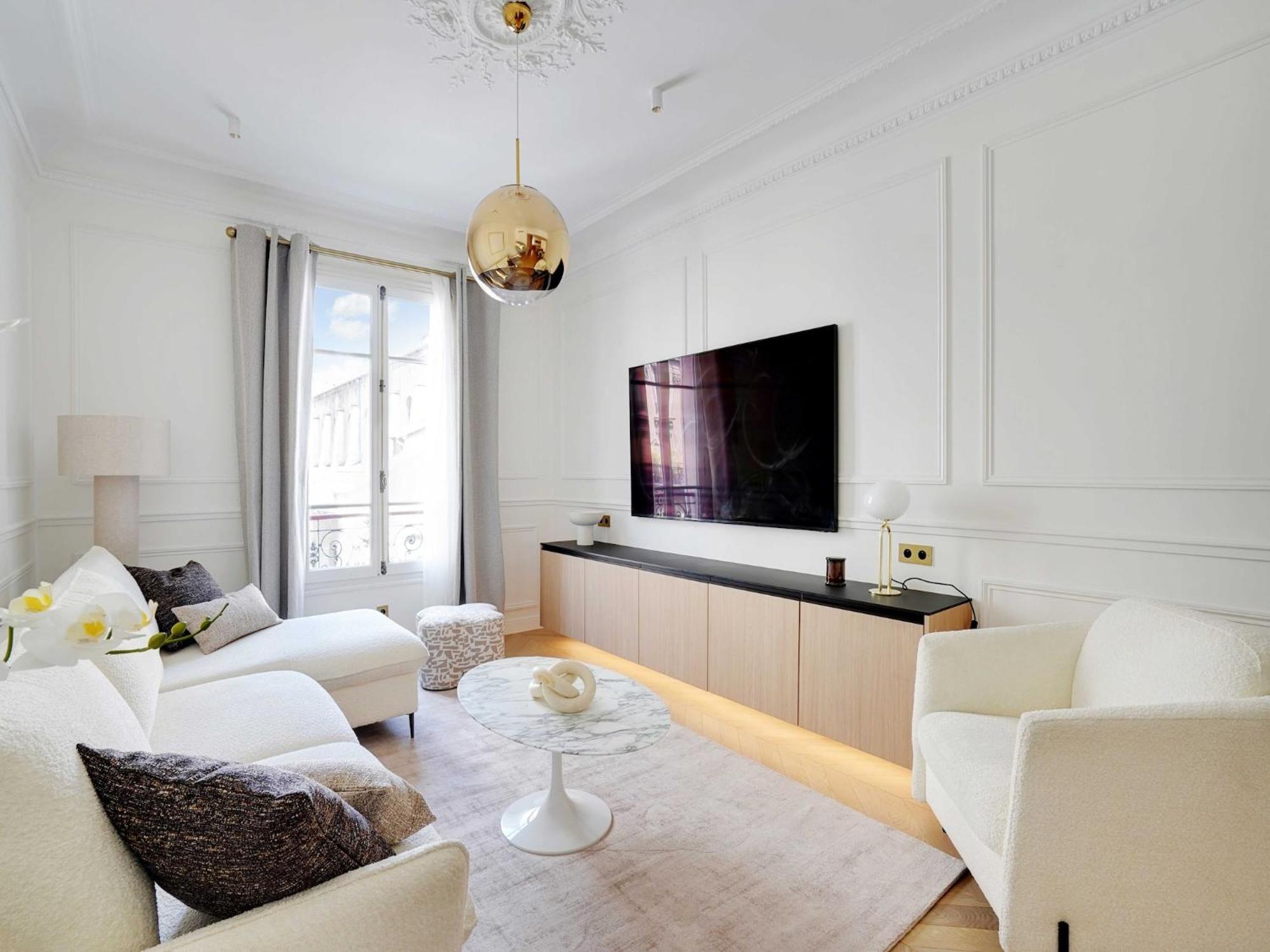 Appartamento Elegant A C 2br 6p 17th Monceau Parigi
