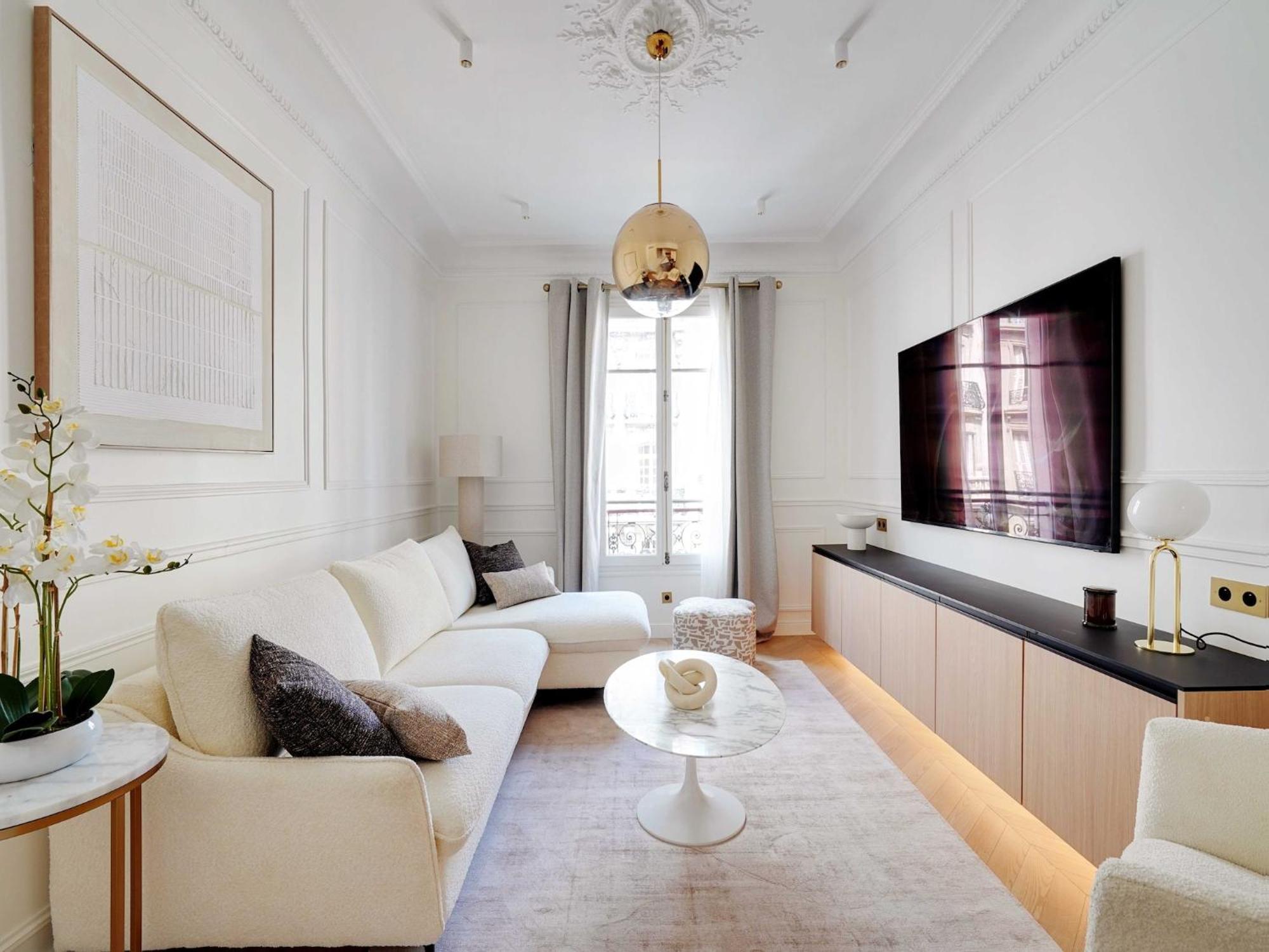 Appartamento Elegant A C 2br 6p 17th Monceau Parigi
